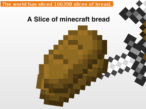 A Slice of Minecraft Bread remix on Scratch