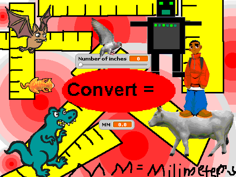 conversion: inches to milimeters