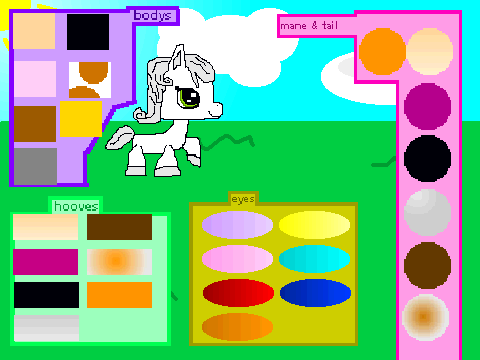 Littlest Pet Shop horse maker remix on Scratch